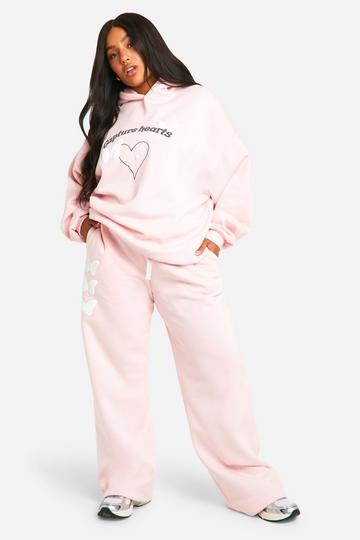 Pink Plus Butterfly Straight Leg Sweatpant