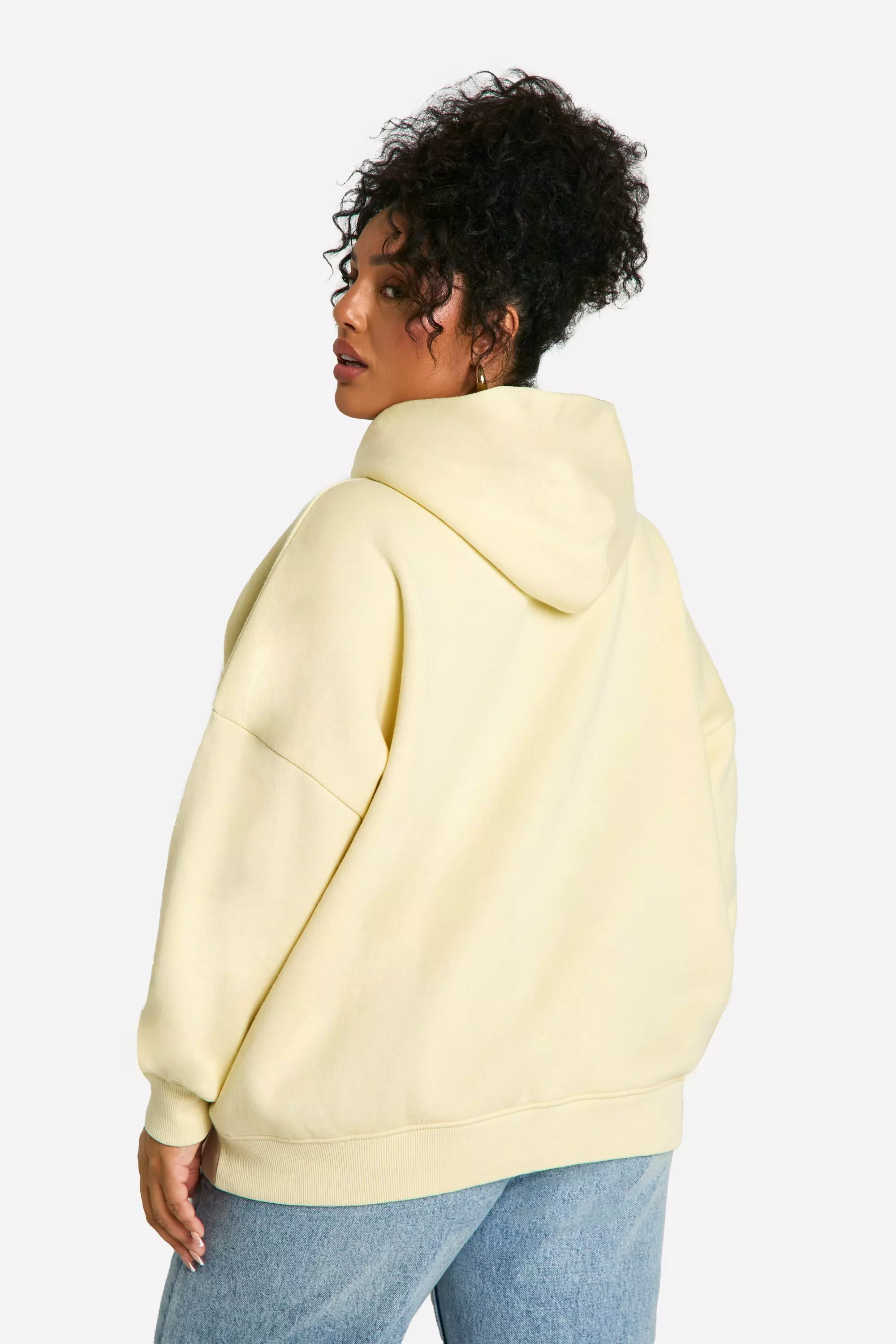 Butter Plus Dsgn Bubble Puff Print Overdyed Oversized Hoodie alternative image