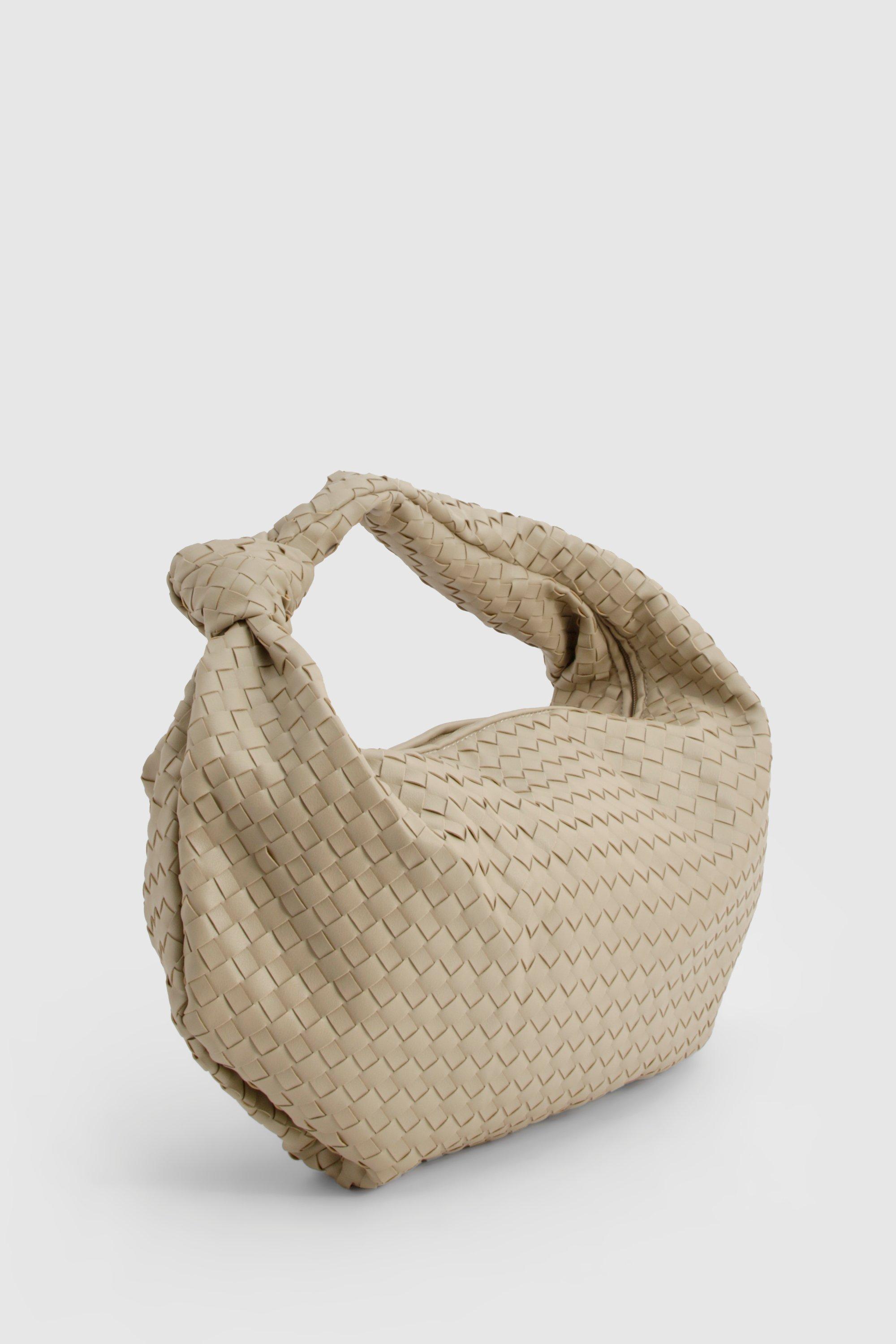 Sac a main oversize noue tisse