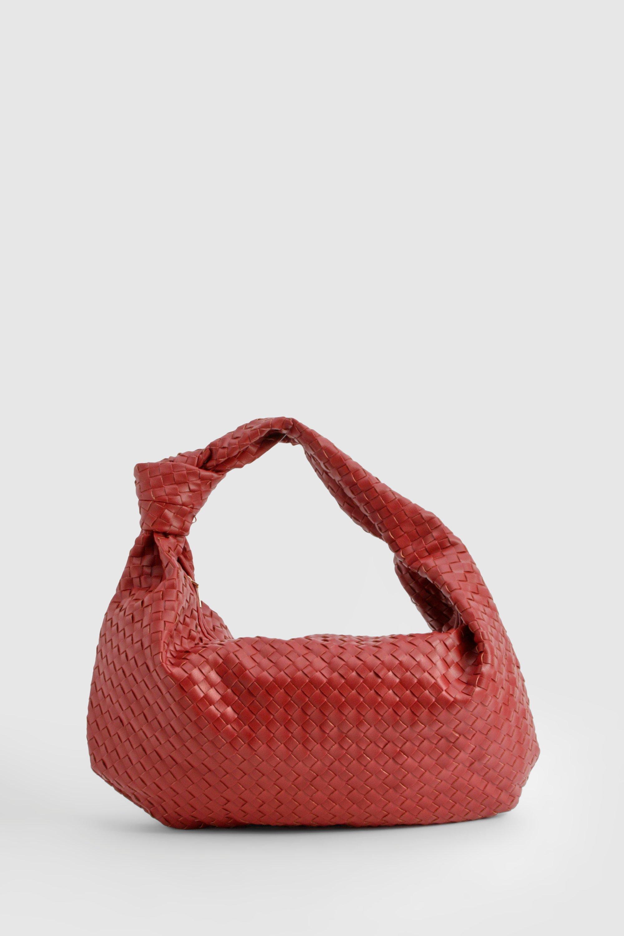 Boohoo red bag clearance