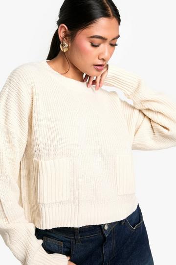 Fluffy Yarn Sweater cream