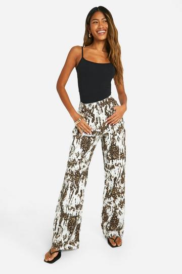 Multi Leopard Camo Jeans