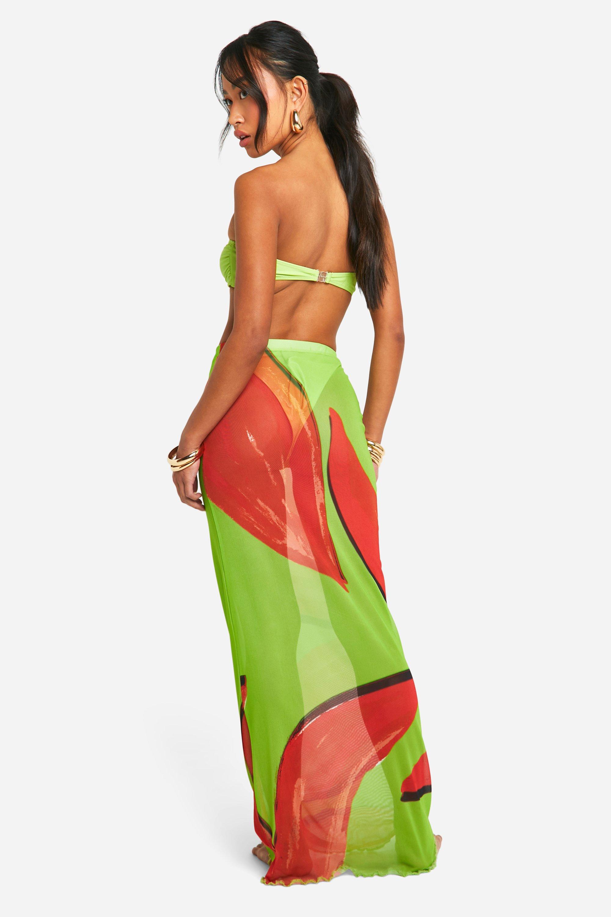 Beach skirt boohoo hotsell