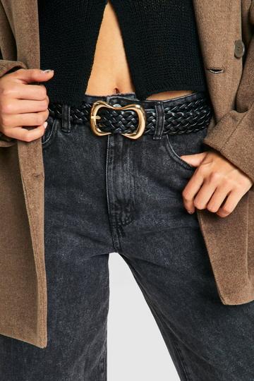 Black Woven Belt