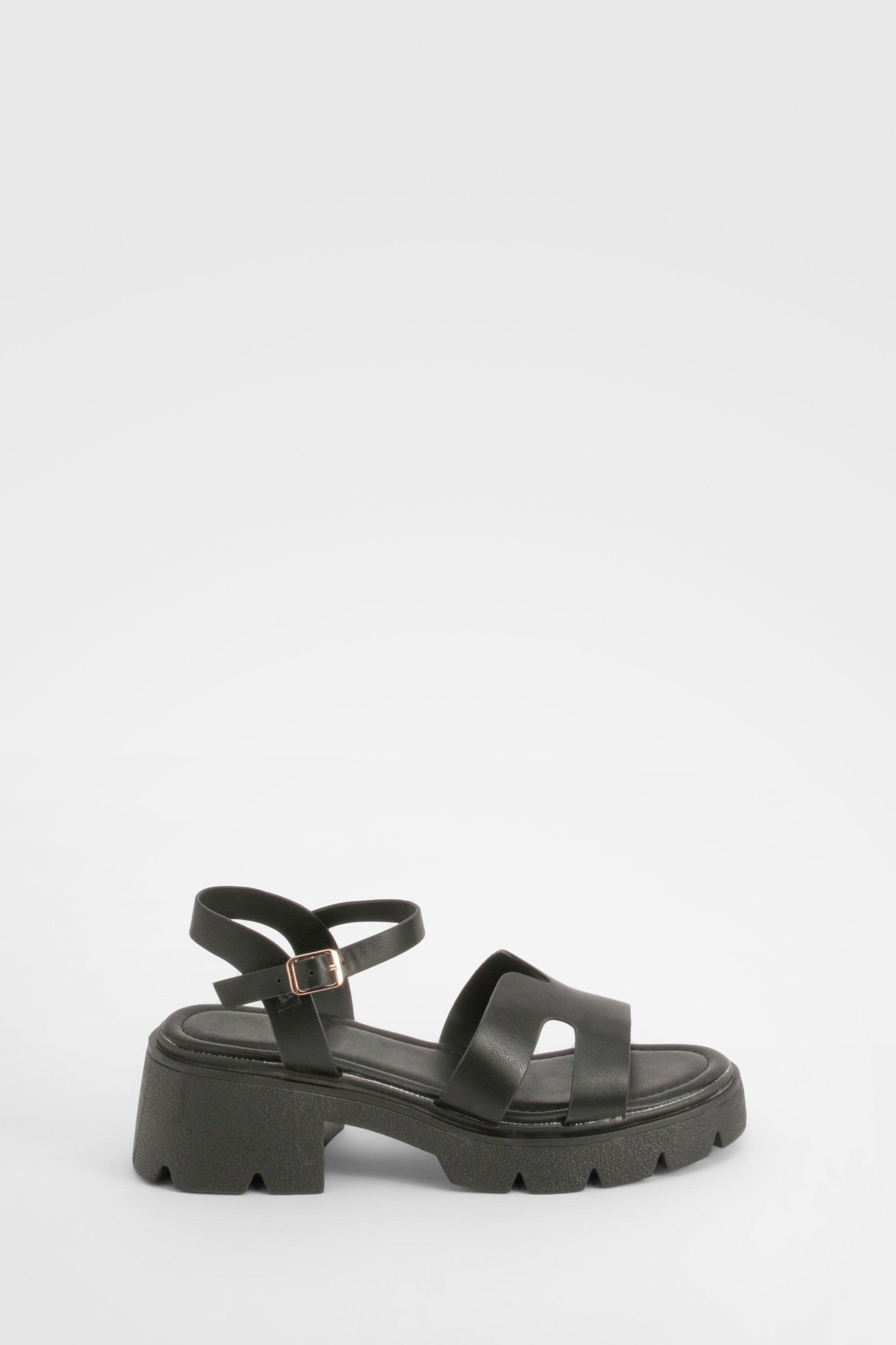 Boohoo chunky sandals hotsell