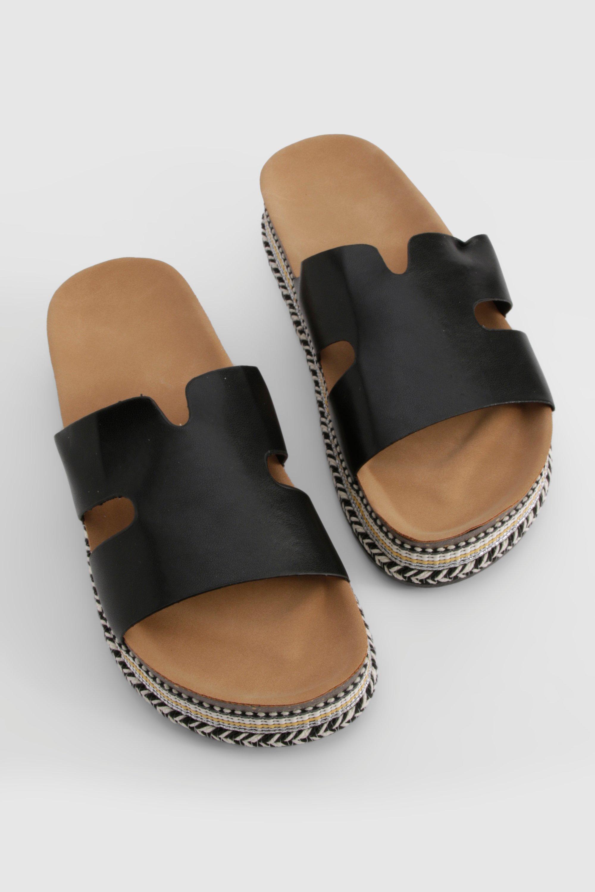 Ciabatte stile Espadrillas con cut out boohoo IT