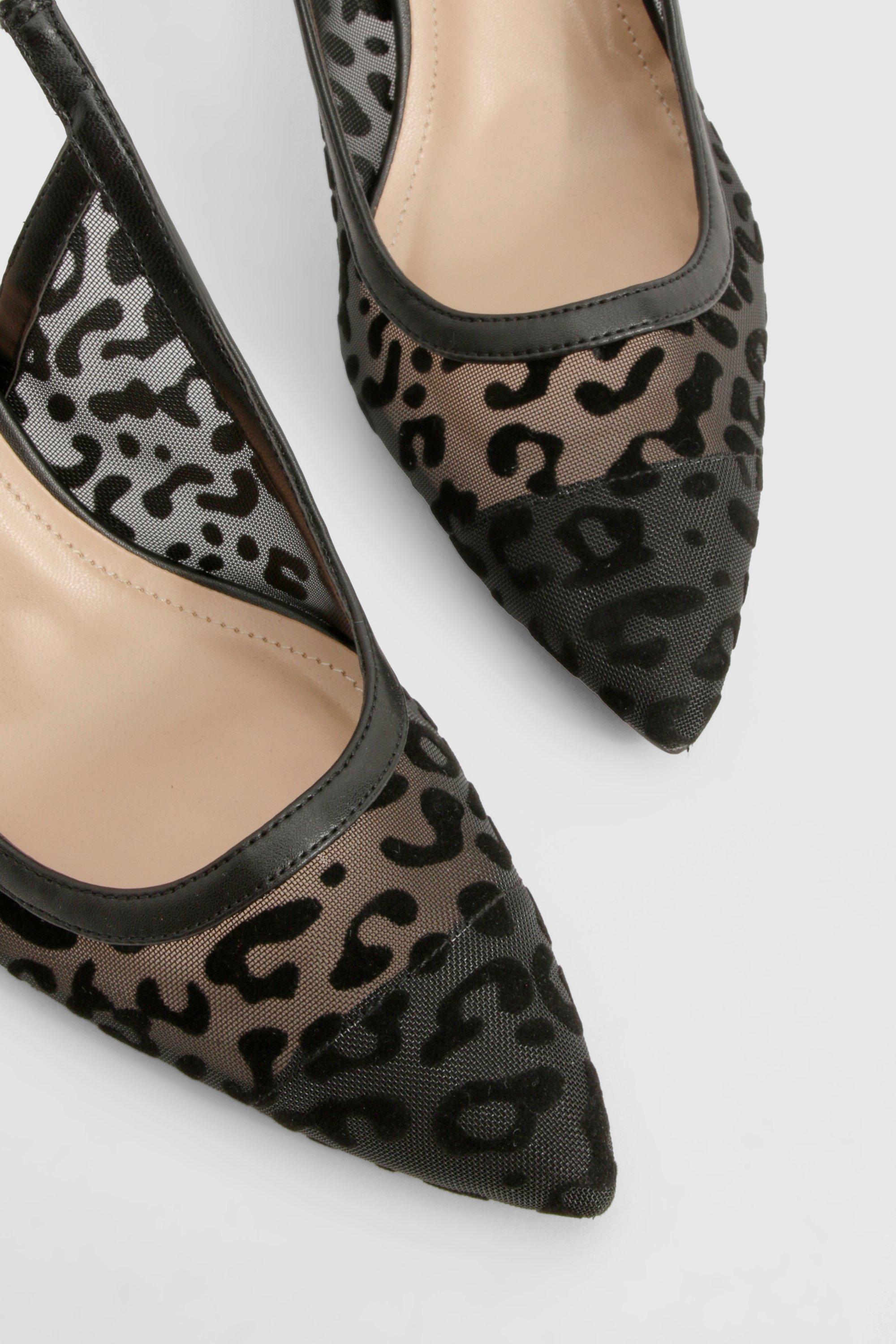 Leopard print shoes boohoo store