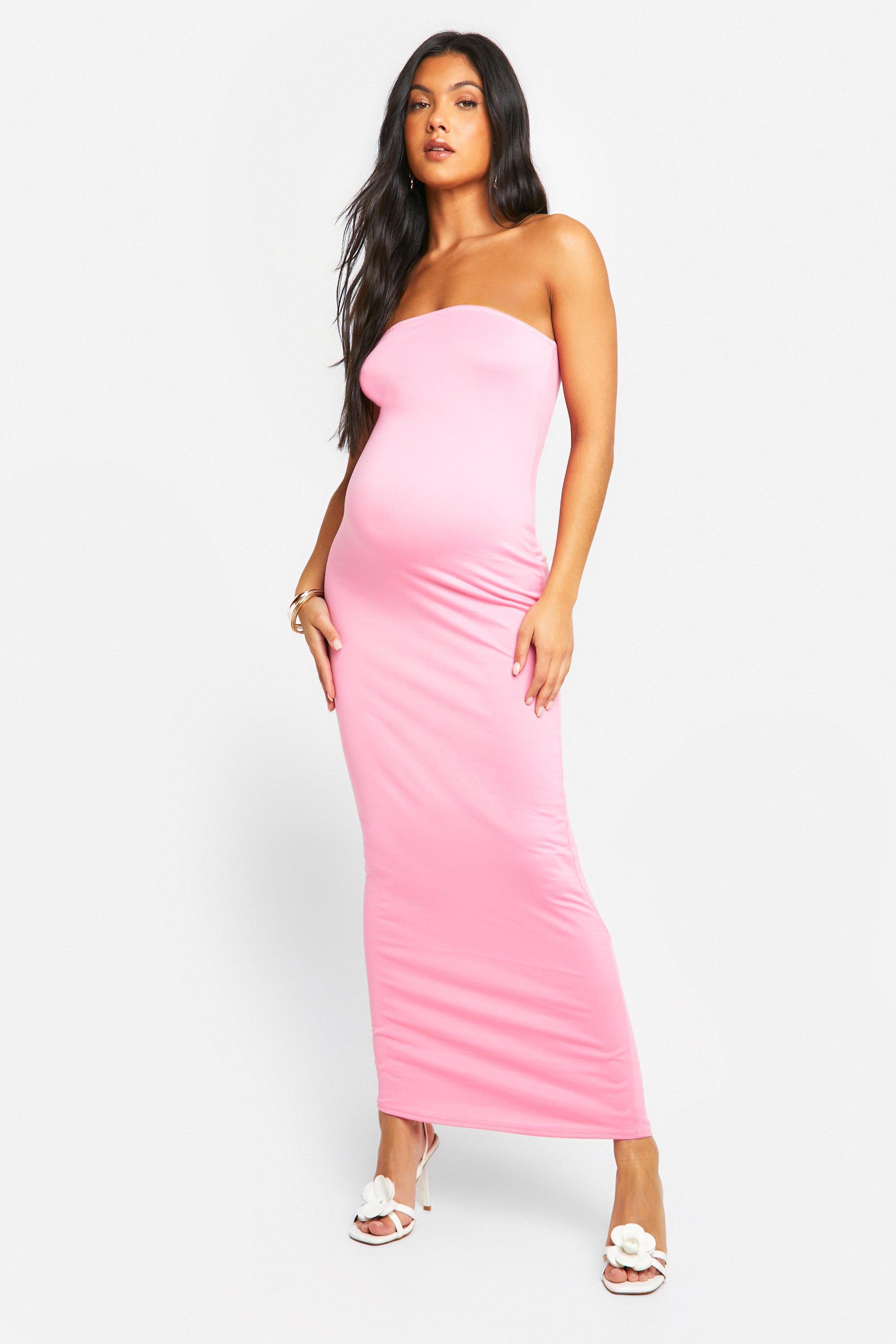 Maternity maxi dress boohoo sale