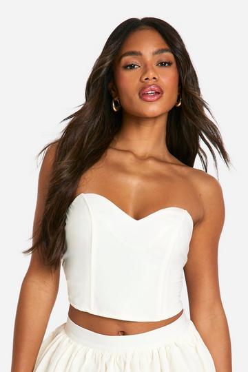 Sweetheart Tube Top ivory