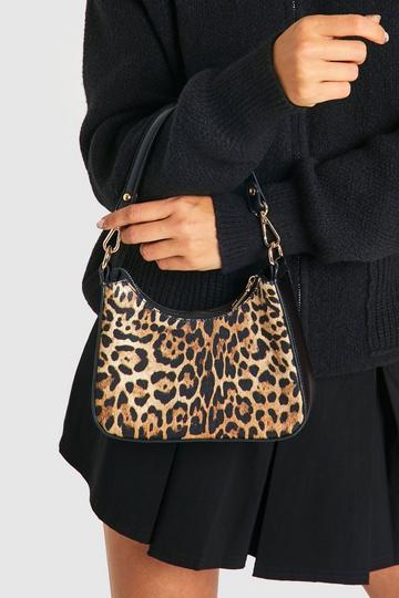 Multi Leopard Grab Bag