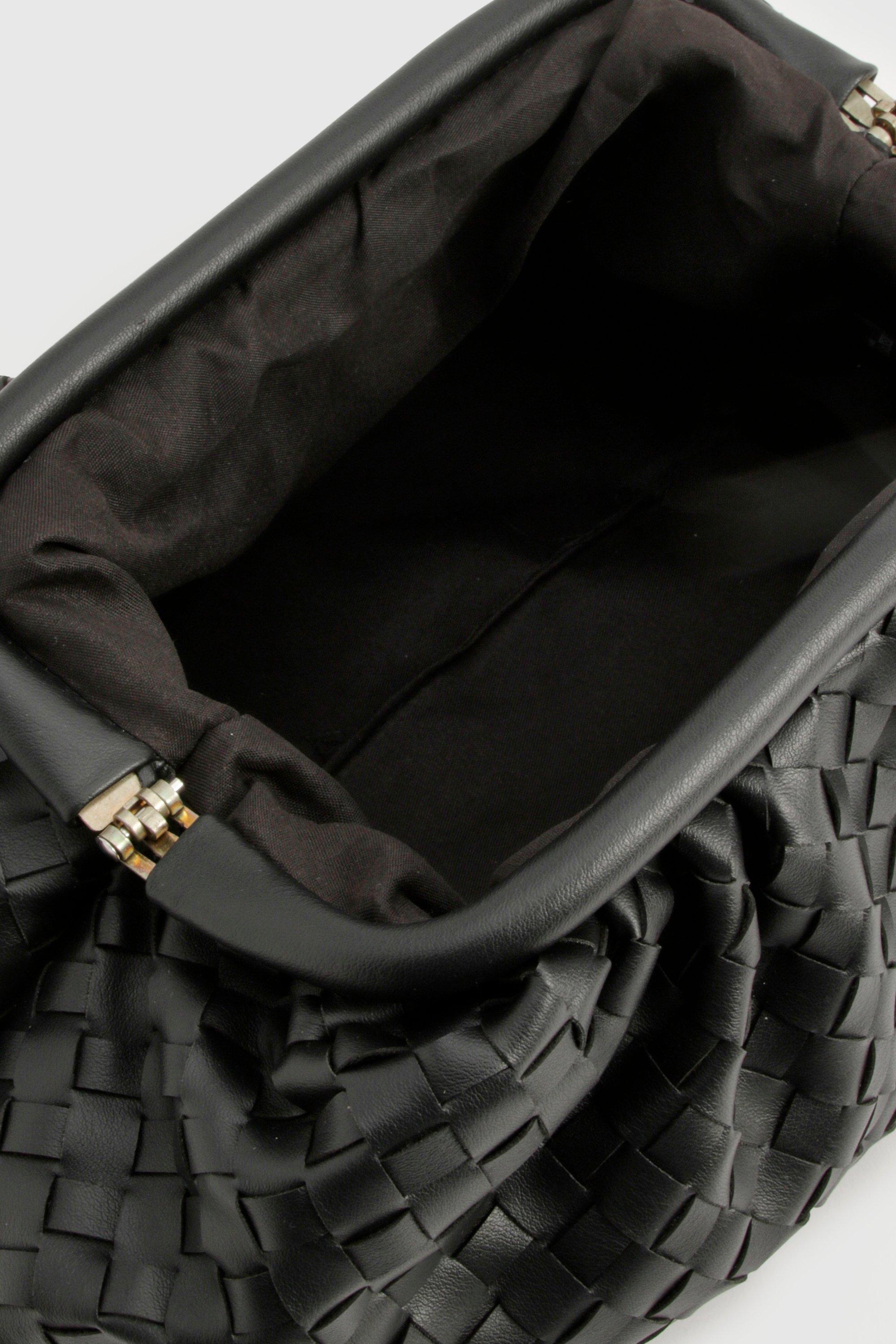 Pochette oversize tissee boohoo FR