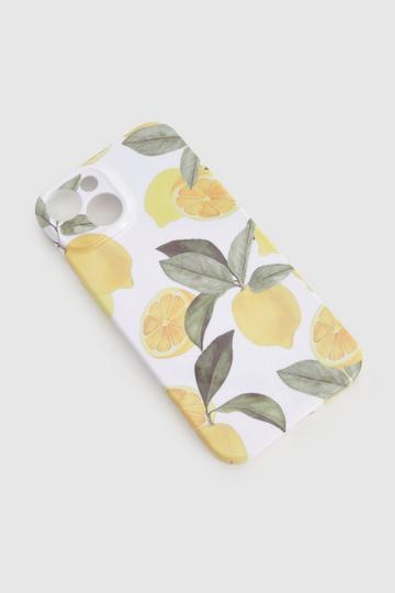 Lemon Print Phone Case lemon