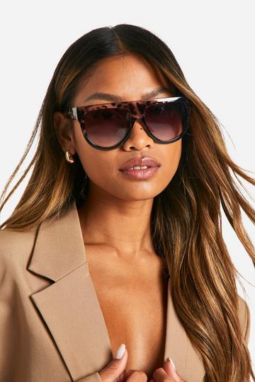 Black Oversized Frame Sunglasses