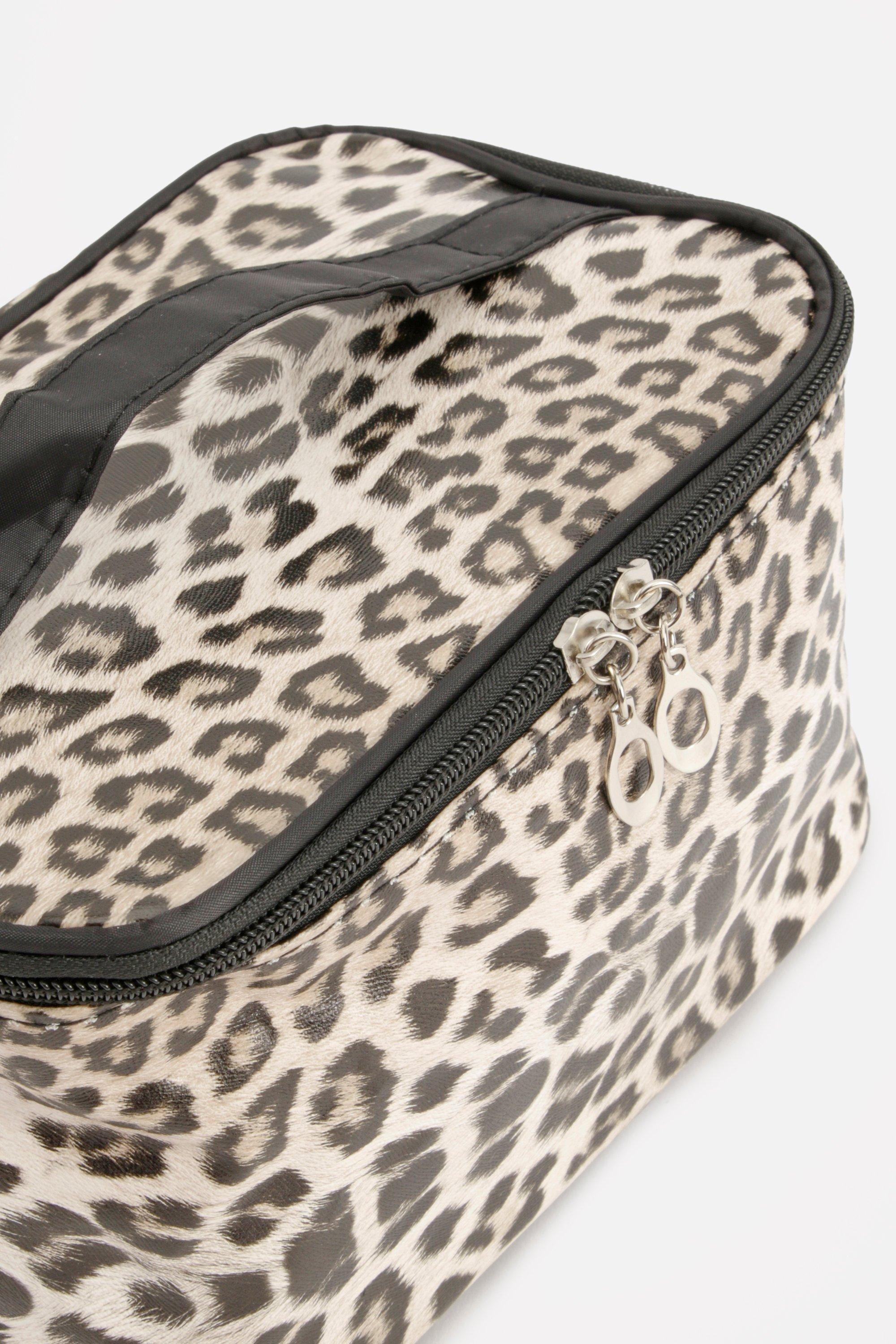 Leopard makeup bag hotsell