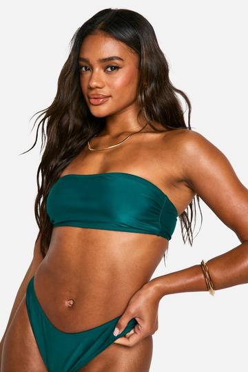 Mix & Match Bandeau Bikini Top emerald