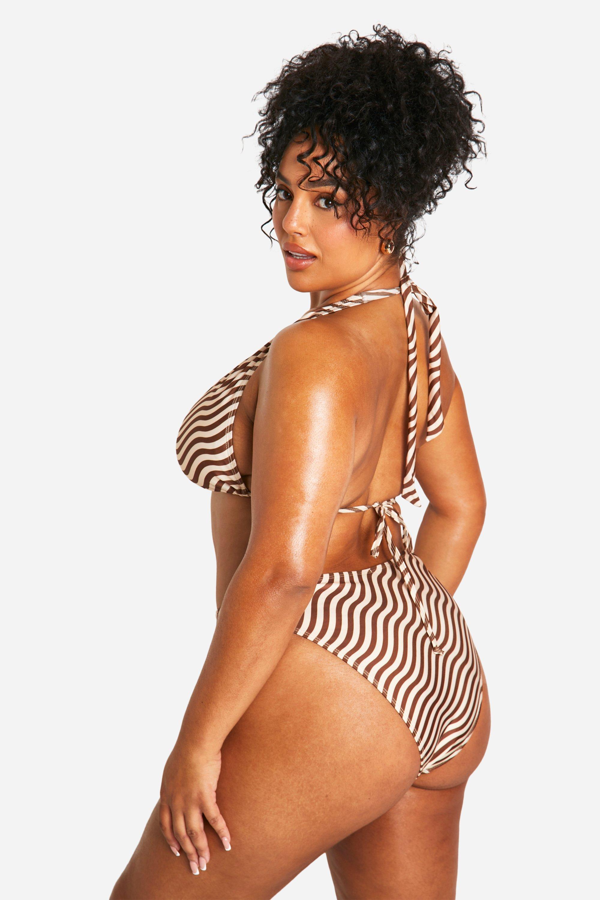 Boohoo high leg swimsuit best sale