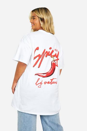 White Plus Spicy T-shirt