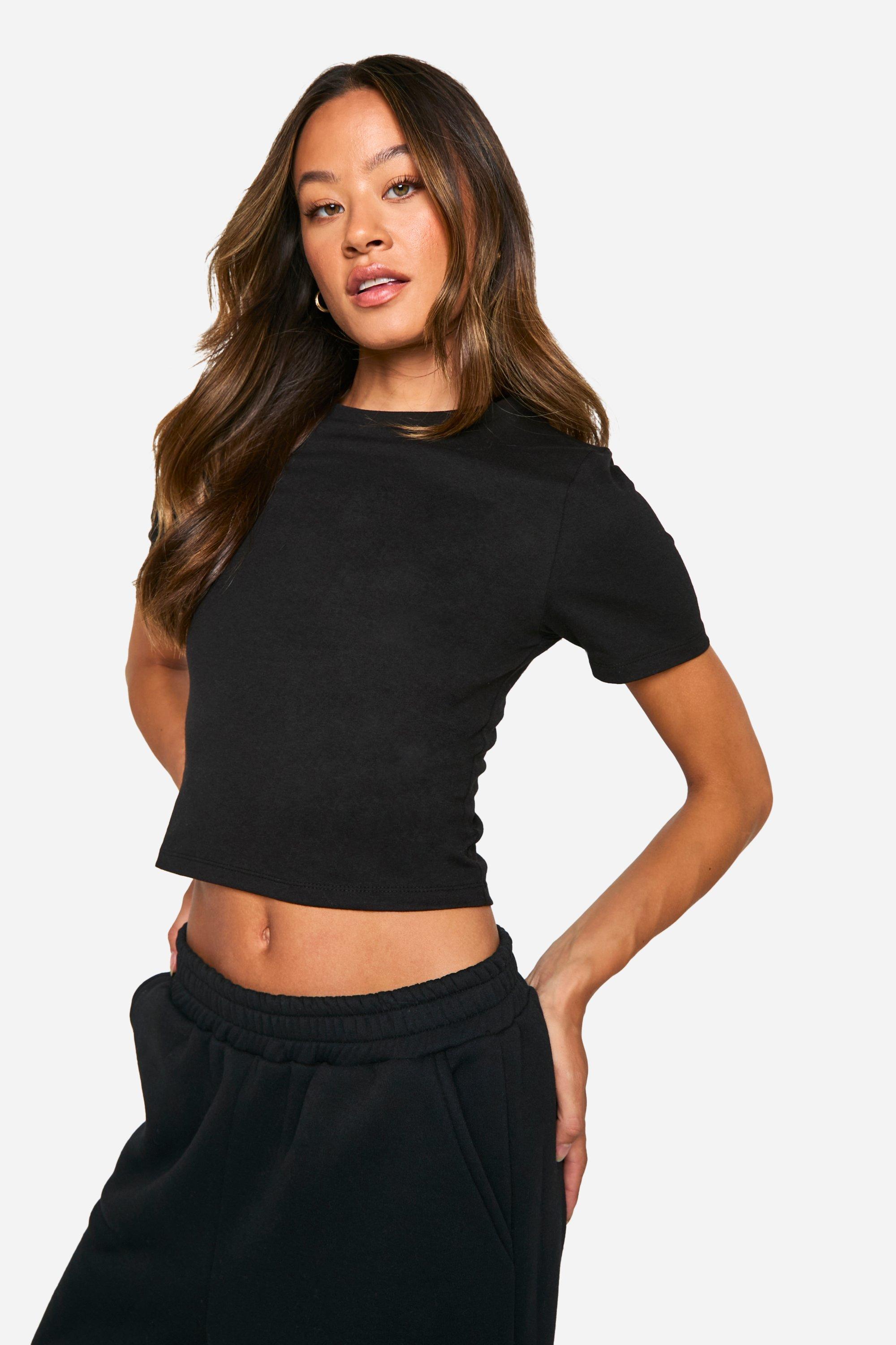 Tall Survetement avec t shirt court et jogging resserre aux chevilles boohoo FR