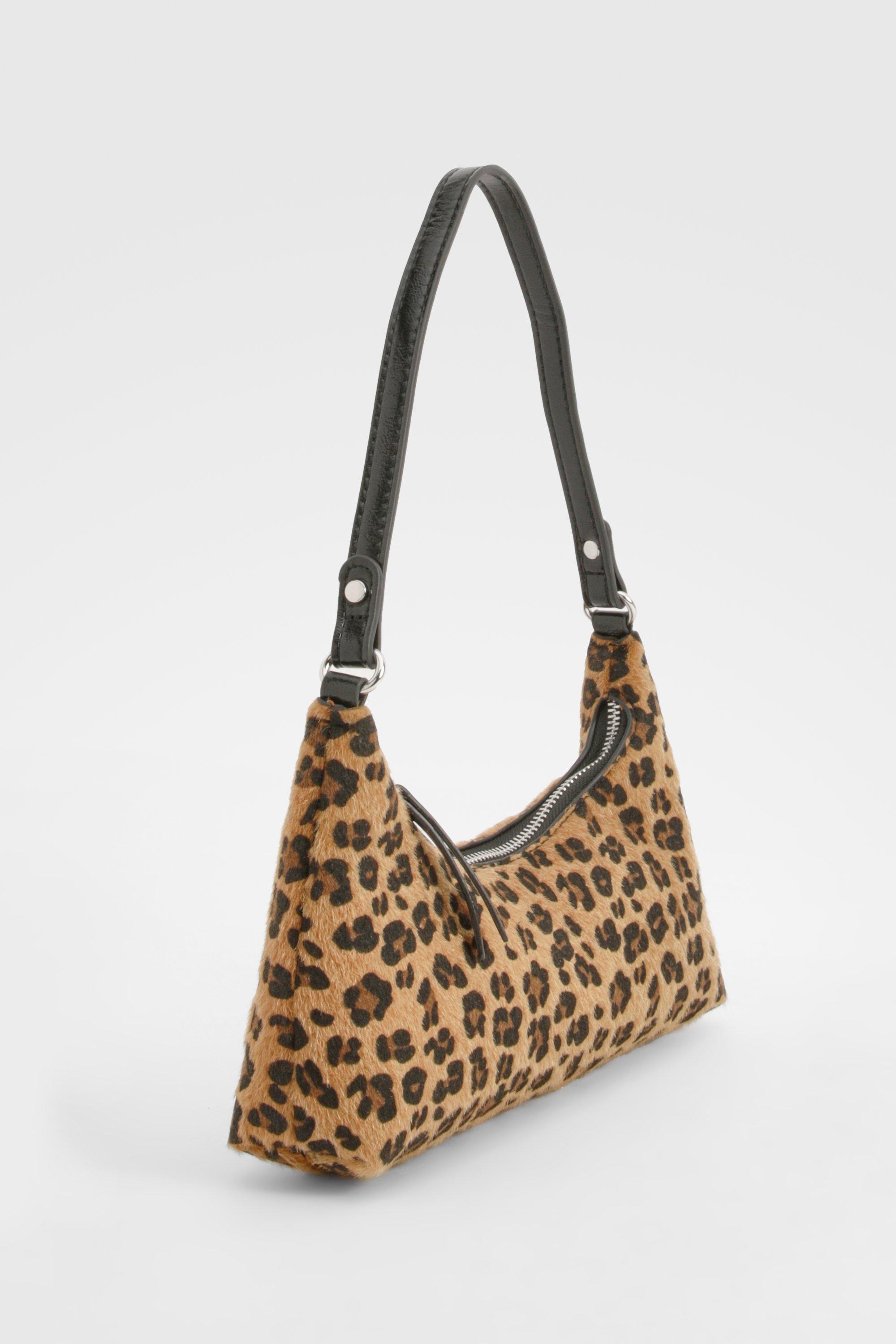 Leopard Textured Grab Bag boohoo IE