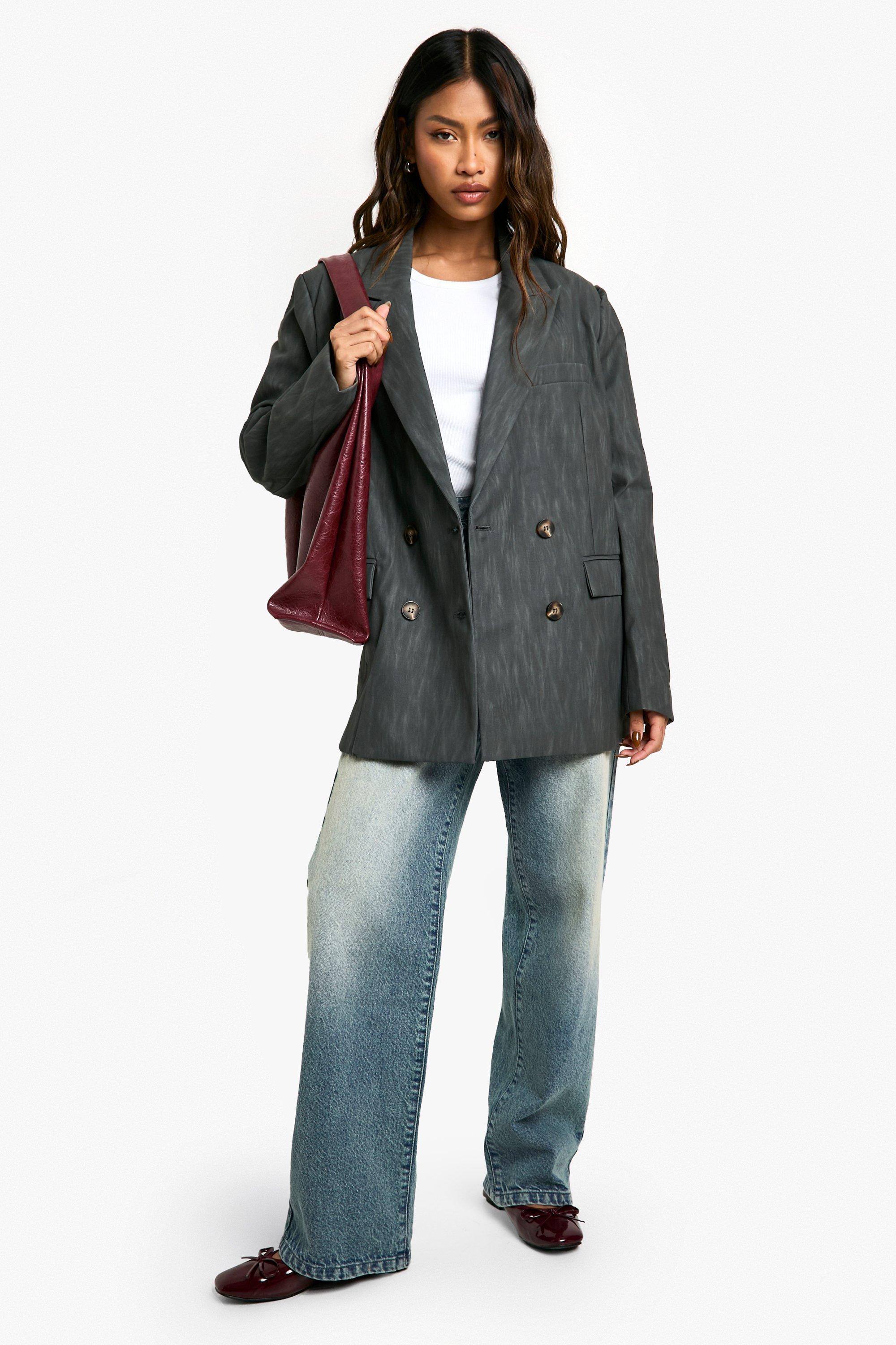 Charcoal blazer and jeans hotsell