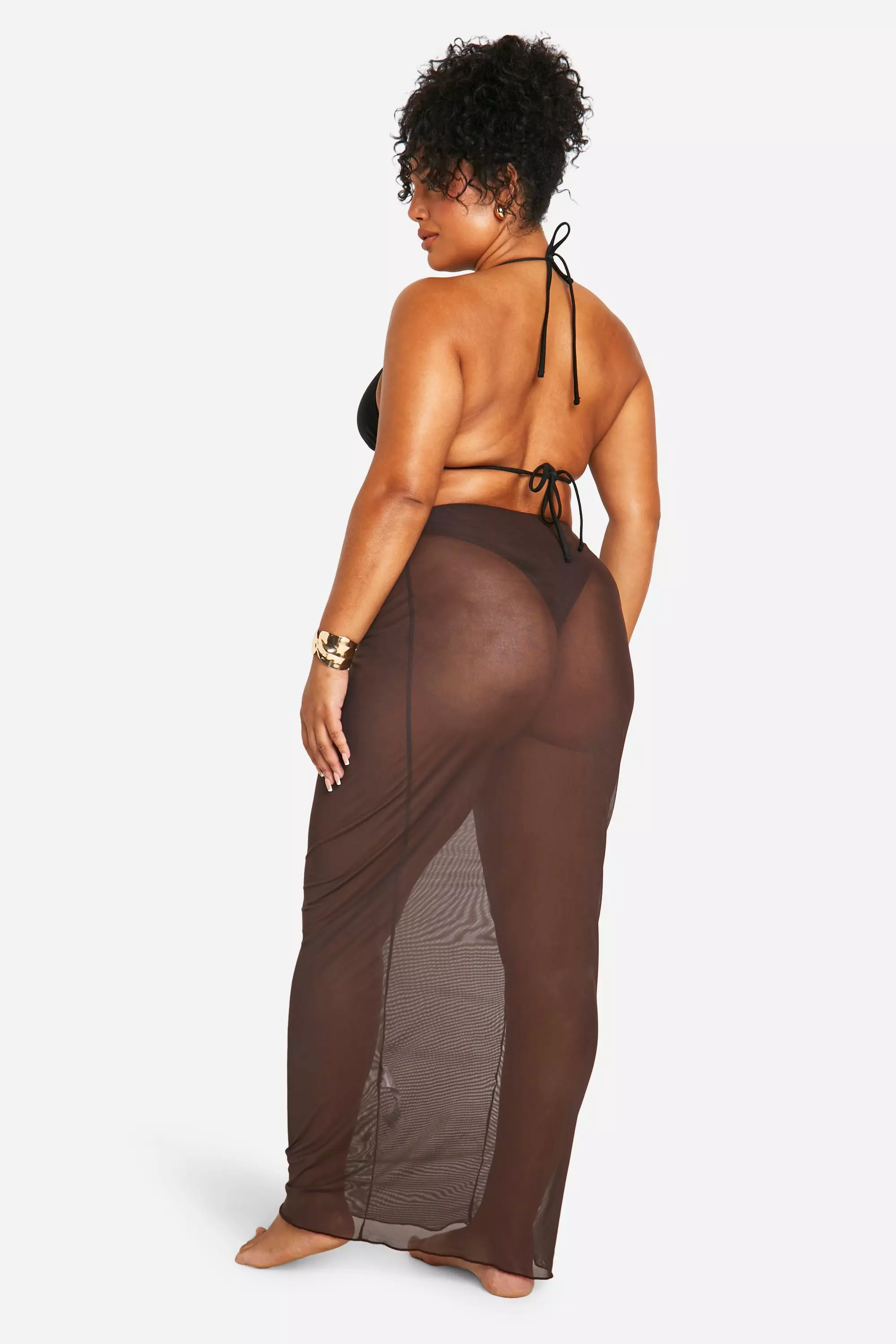 Chocolate Plus Maxi Beach Skirt alternative image