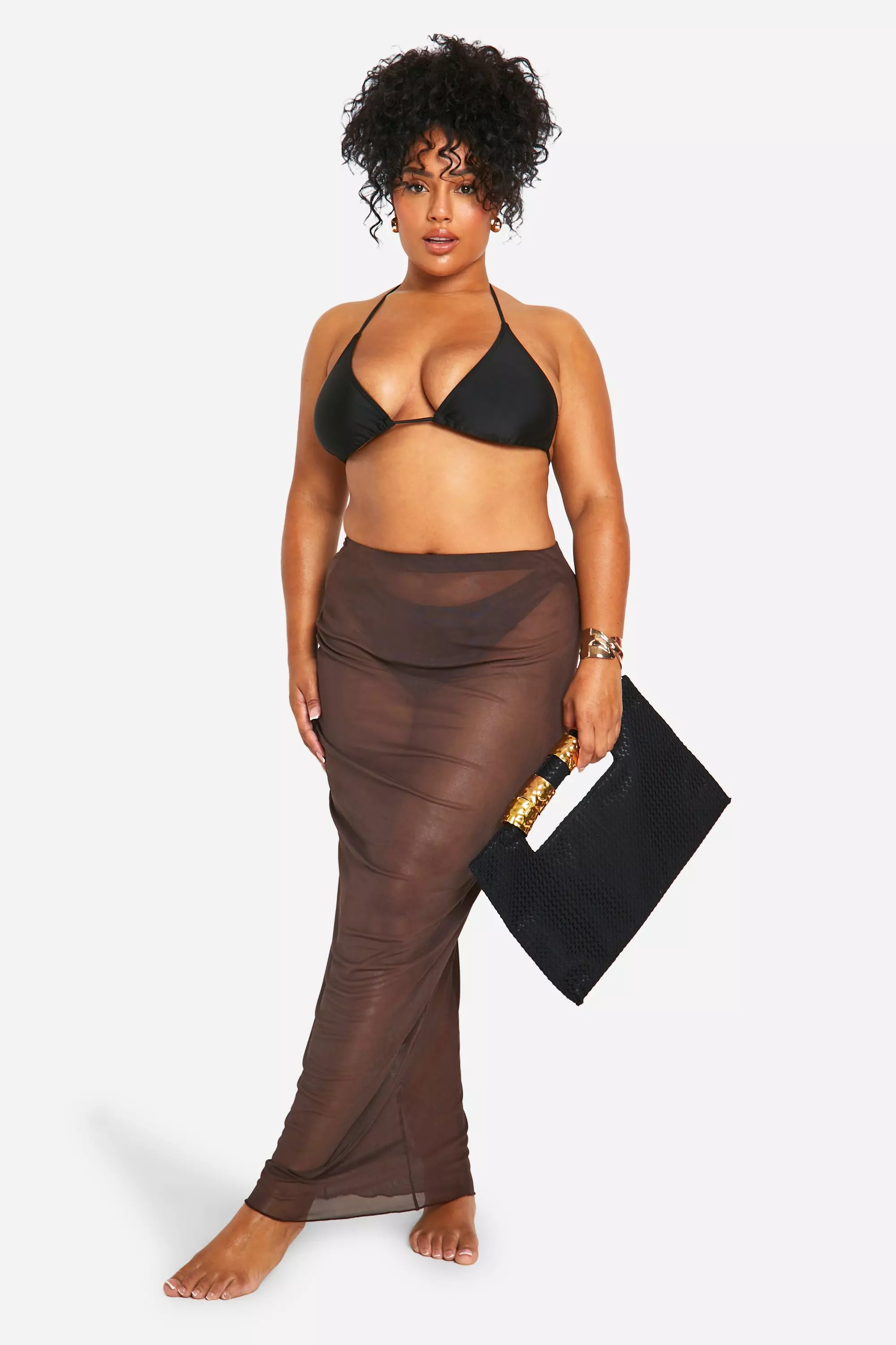 Chocolate Plus Maxi Beach Skirt alternative image