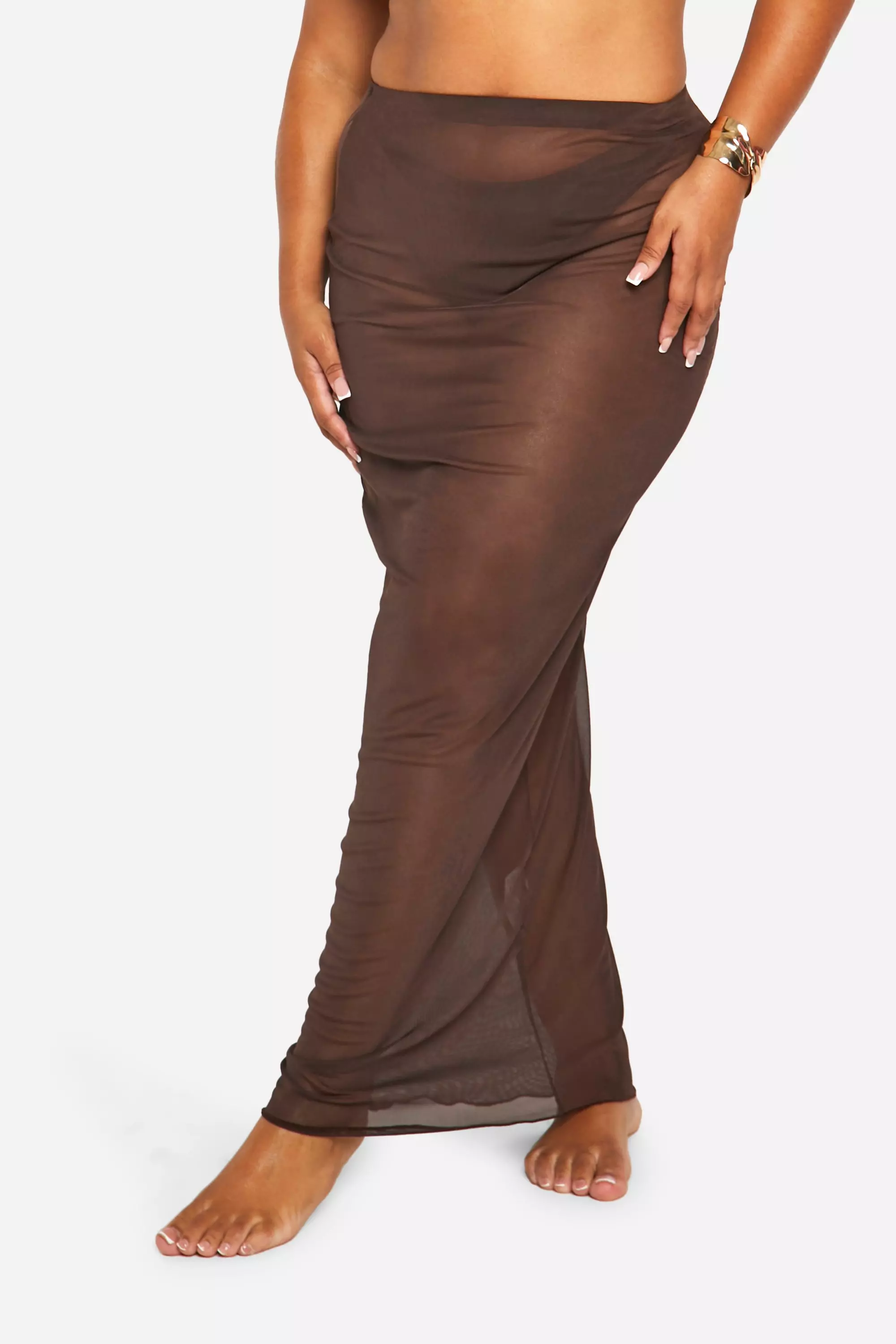 Chocolate Plus Maxi Beach Skirt alternative image