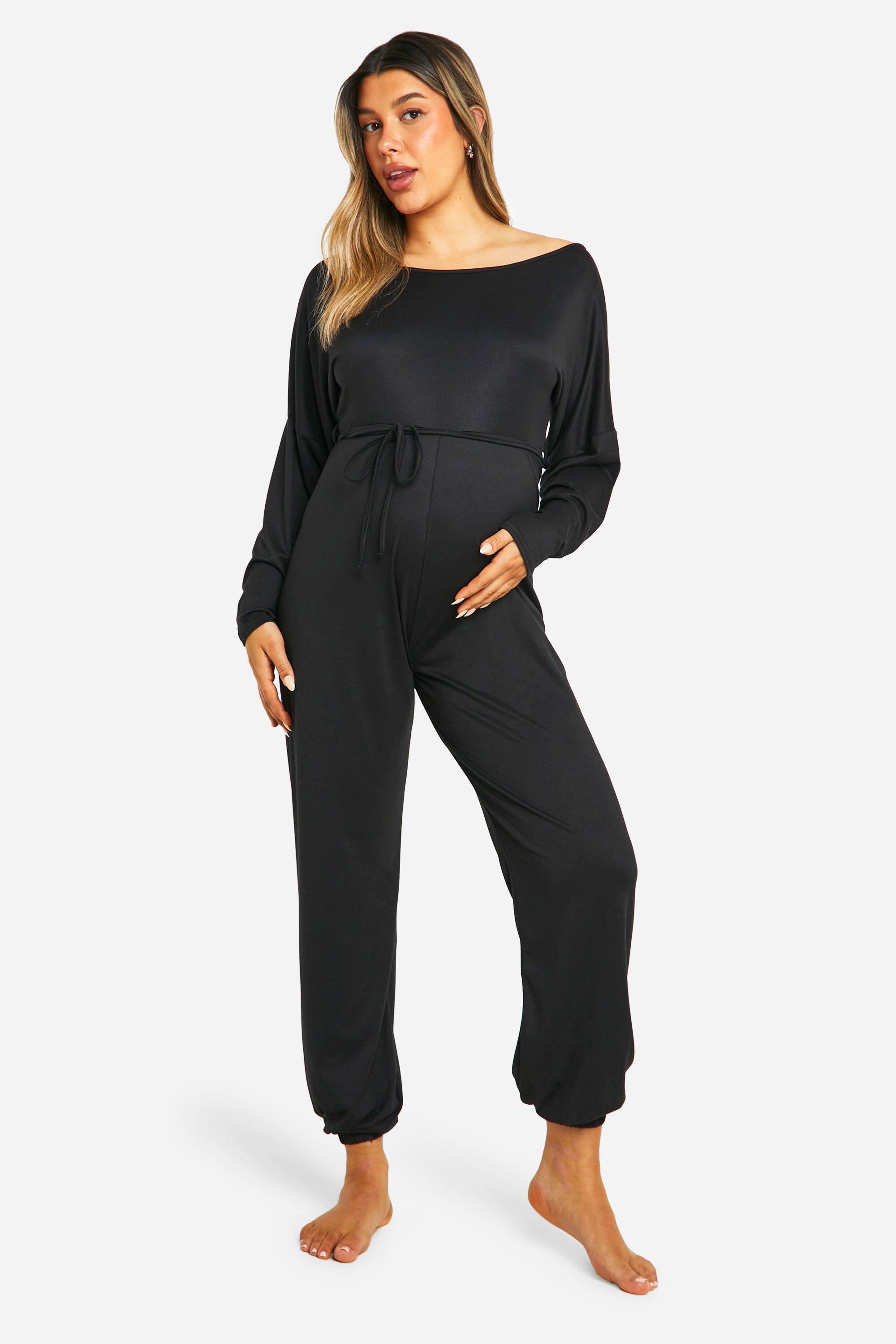 Black loungewear jumpsuit on sale