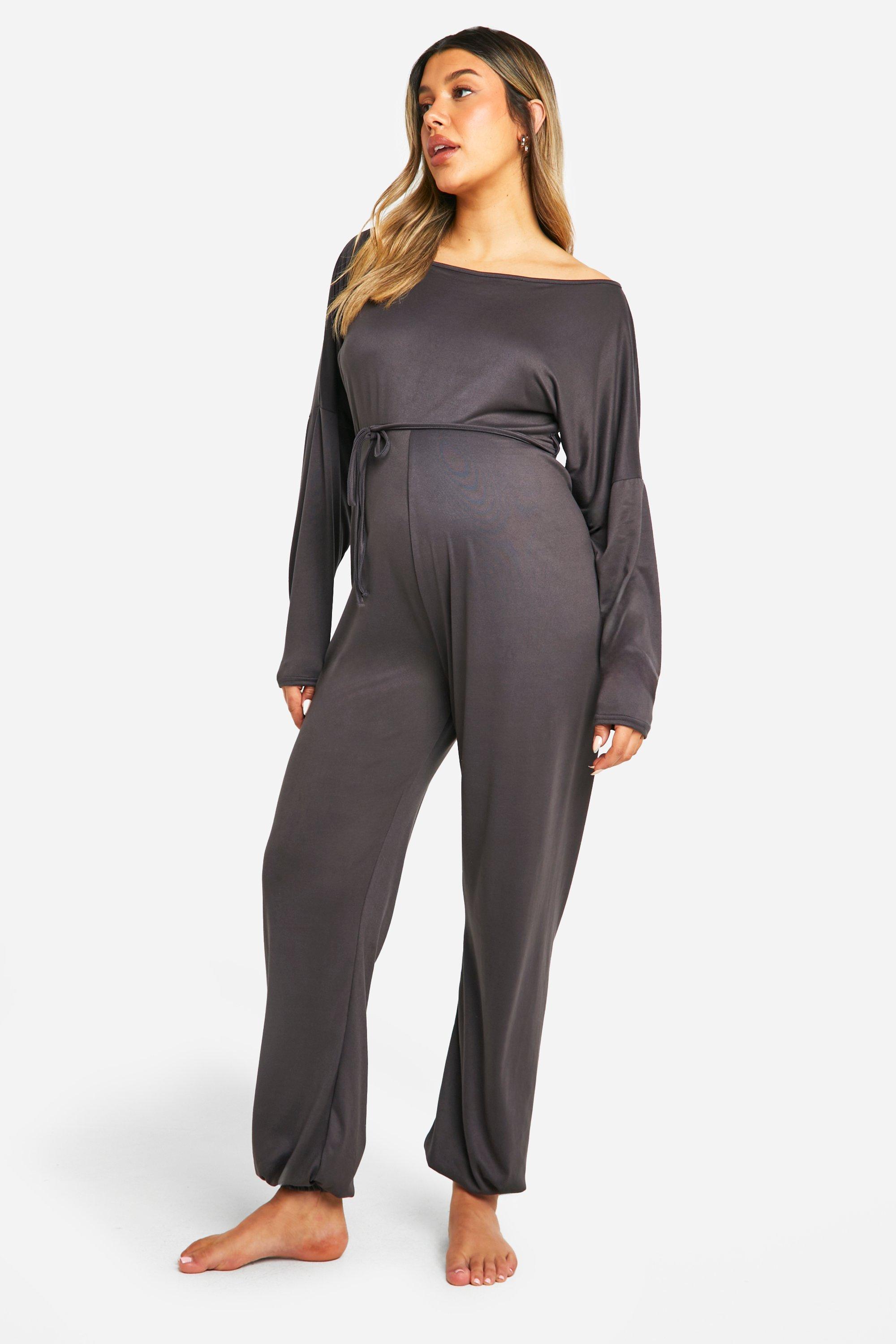 Boohoo grey jumpsuit clearance