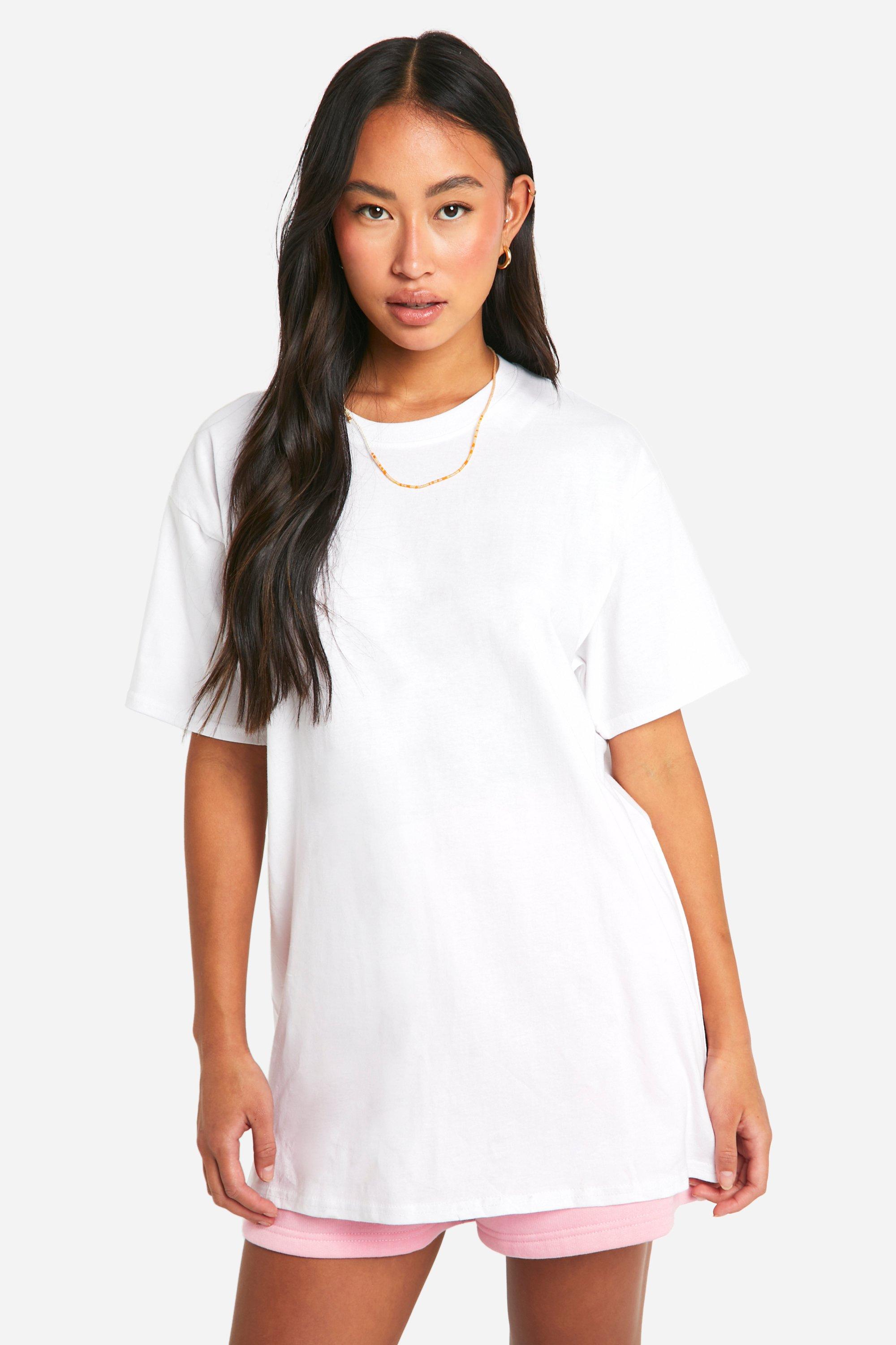 Tanned Tipsy Slogan Printed Oversized Summer T shirt boohoo UK