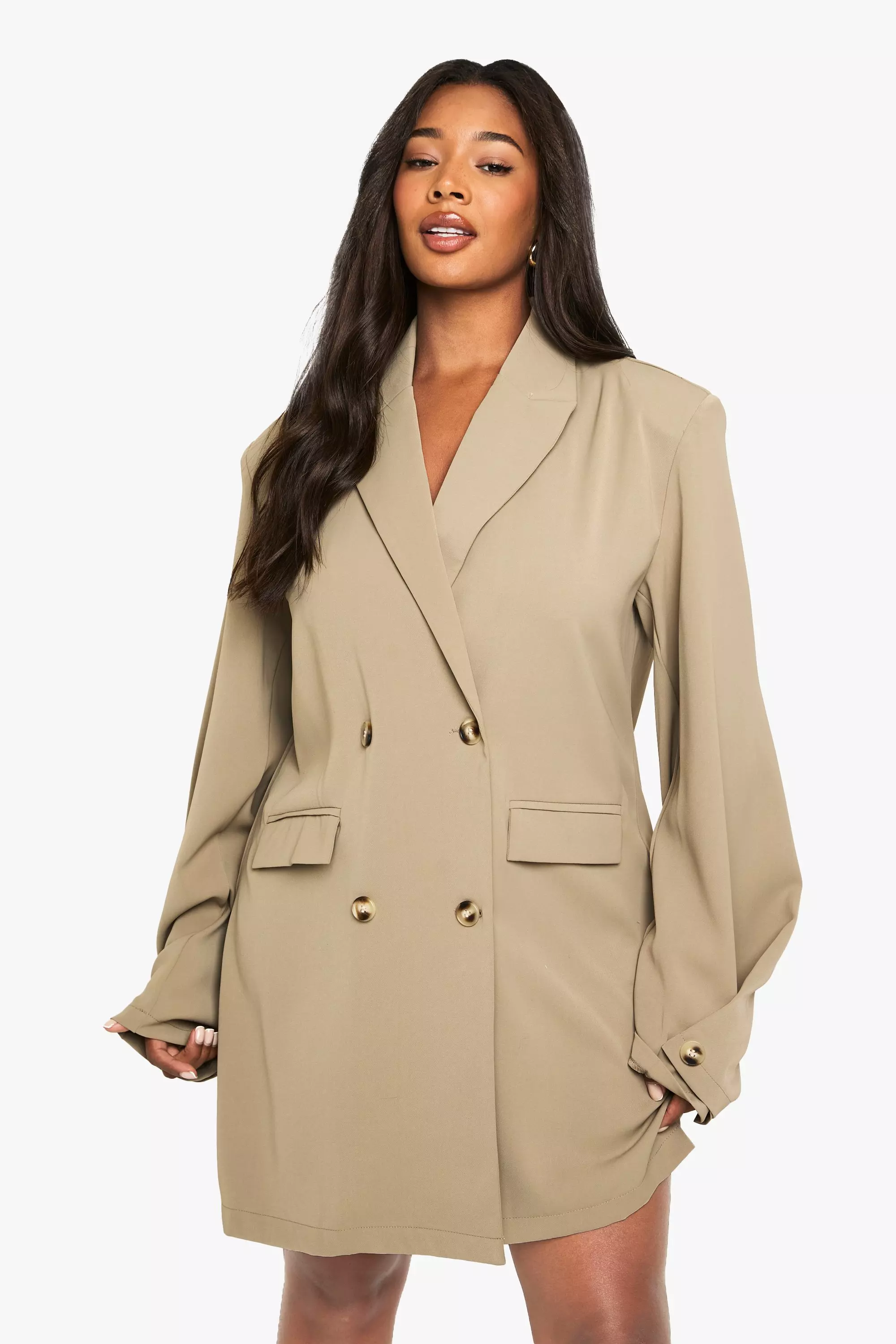 Plus Oversized Blazer Dress