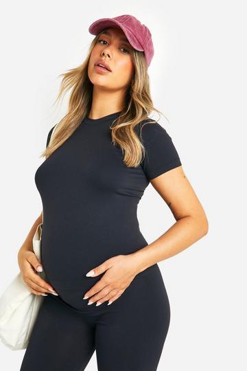 Maternity Soft Touch Basic T-shirt black