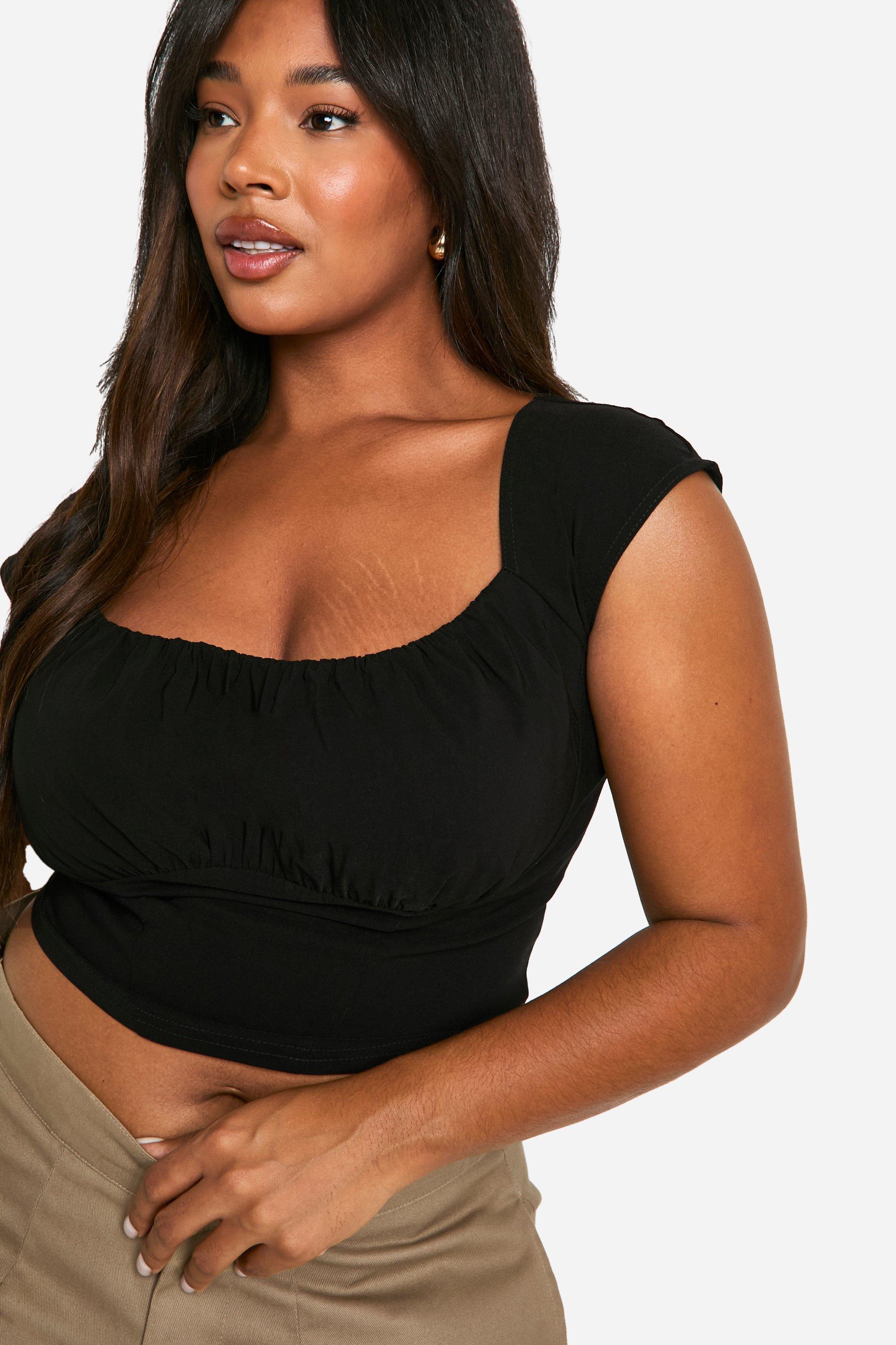 Grande taille Corset stretch fronce