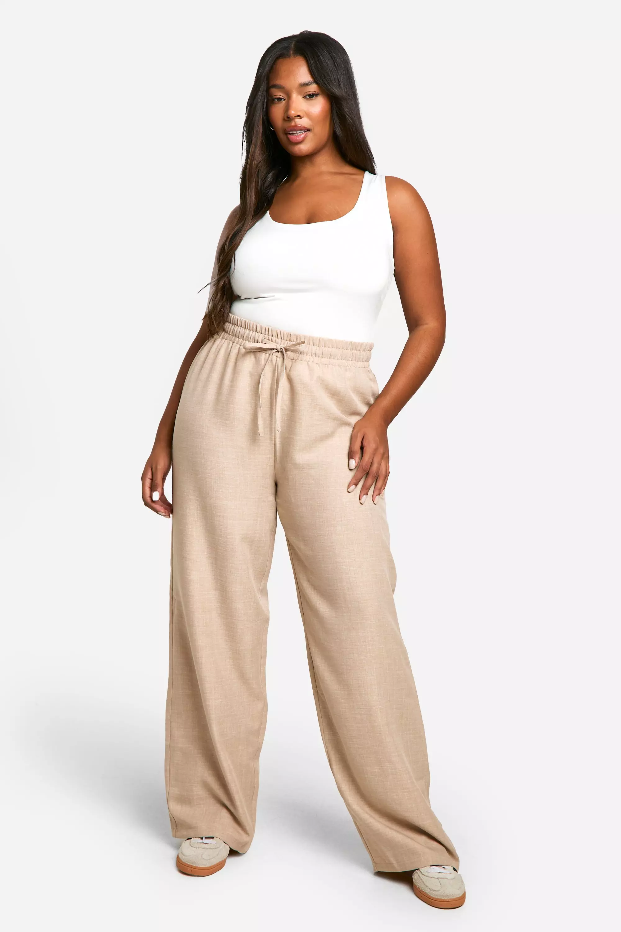 Sand Plus  Woven Drawstring Trousers alternative image