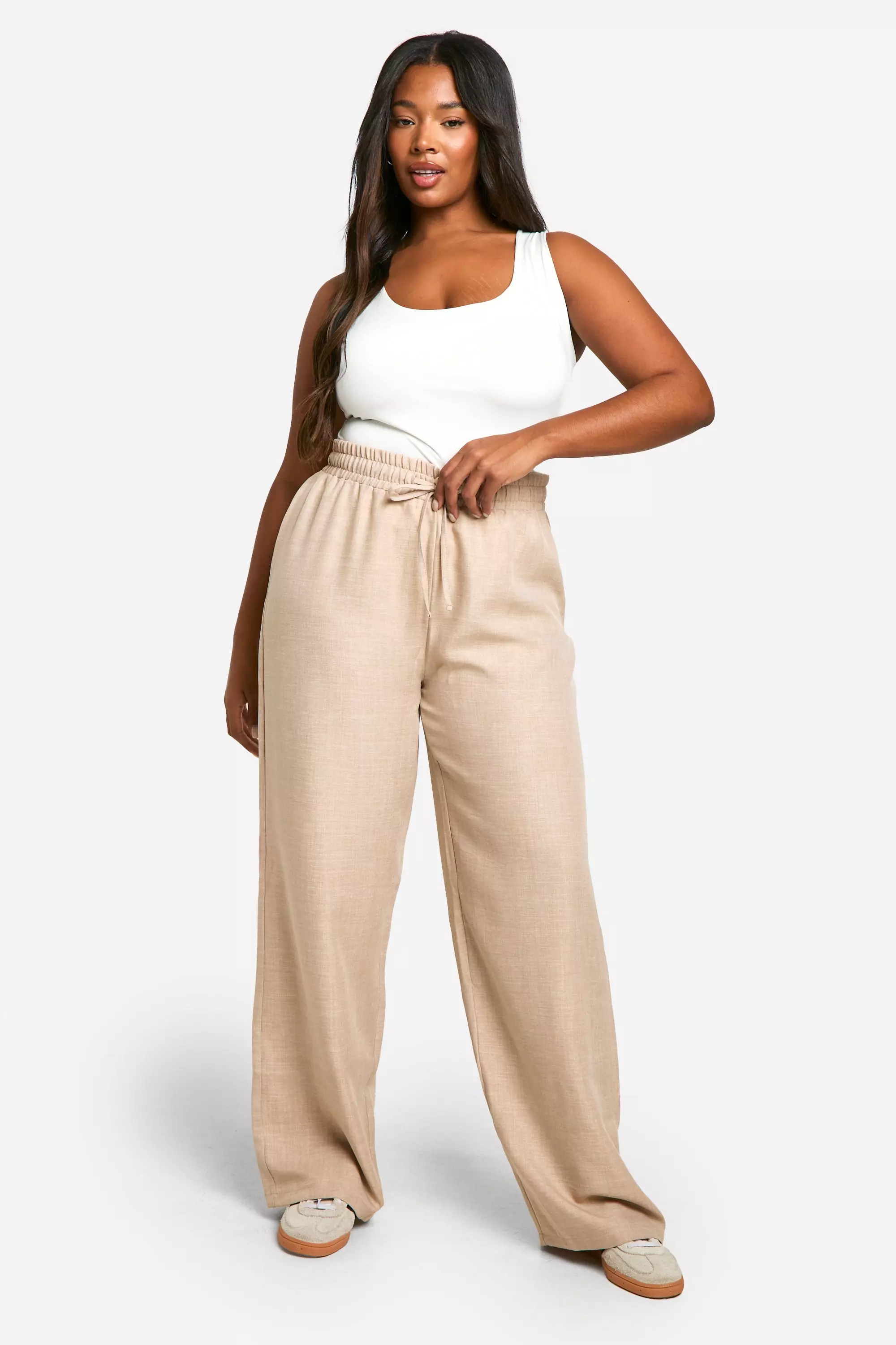 Sand Plus  Woven Drawstring Trousers alternative image