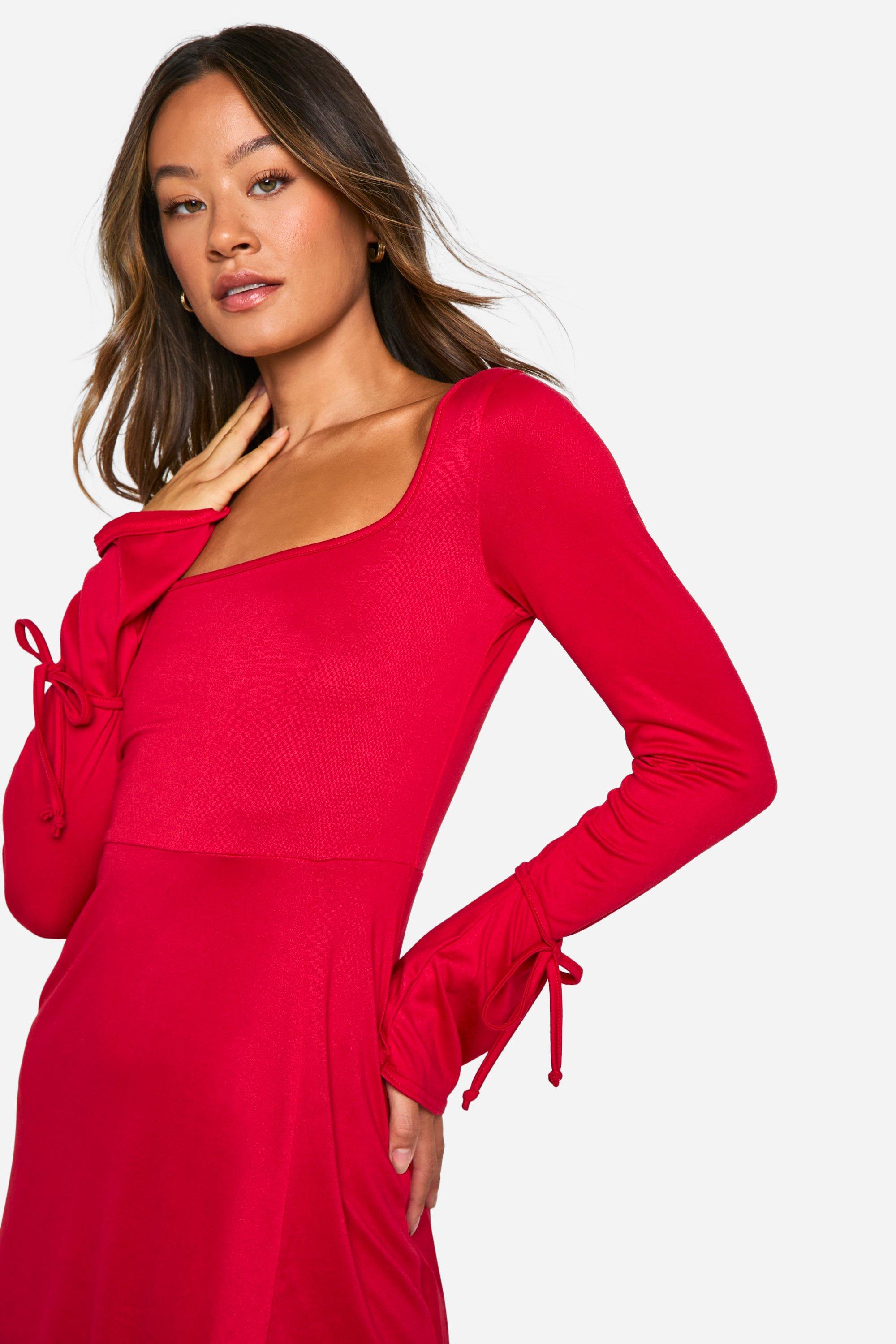 Red dress tall sales