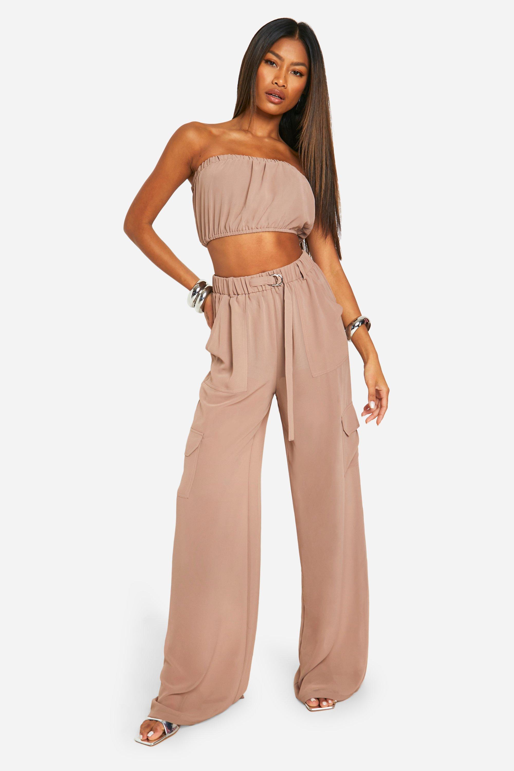 Sheer bandeau top deals