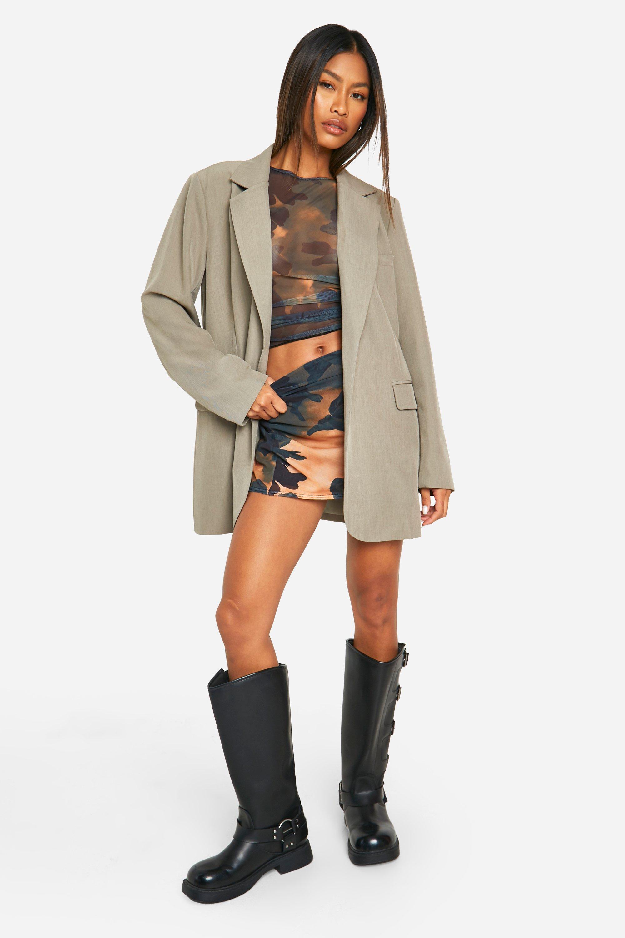 Longline belted blazer clearance