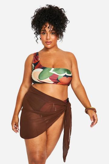 Plus Mini Beach Sarong chocolate