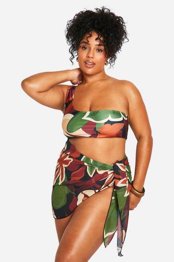 Plus Tropical Mini Beach Sarong multi