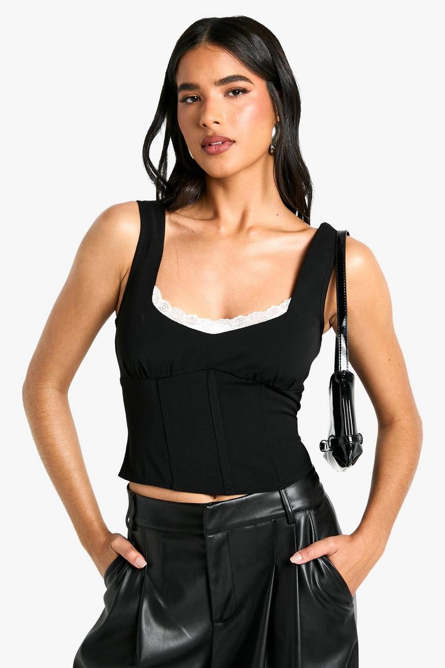 Lace Trim Camisole | boohoo USA Lace Trim Camisole | boohoo USA