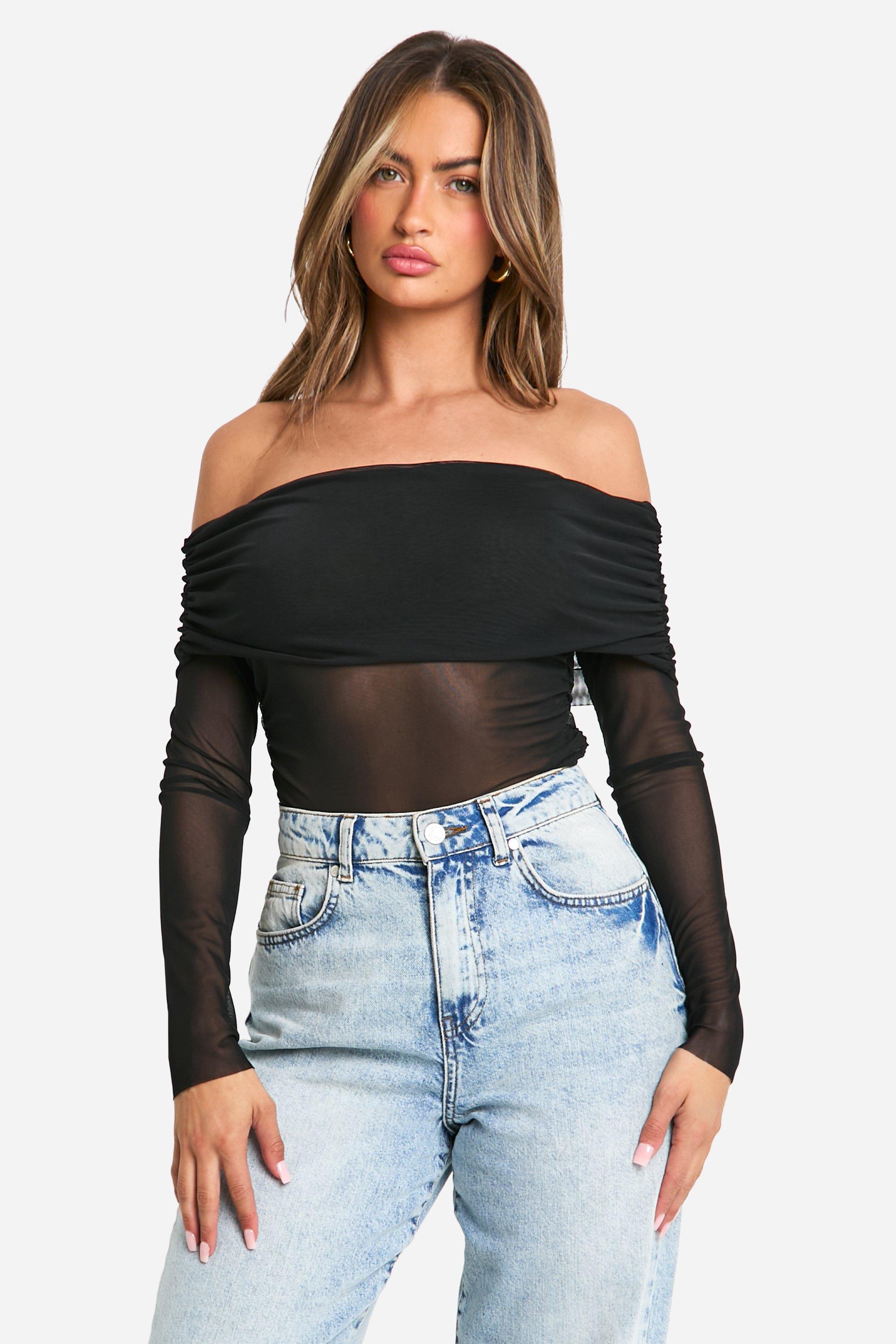 Bardot mesh top hotsell