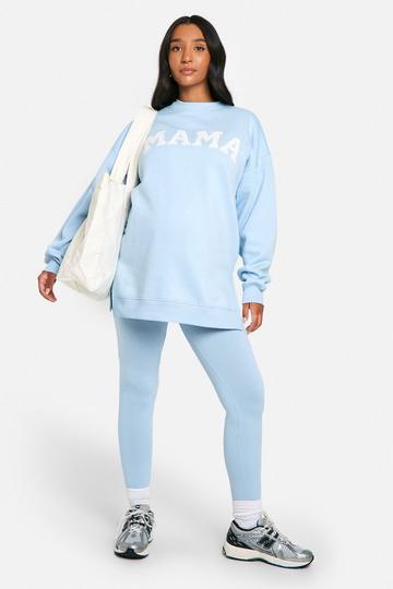 Maternité - Ensemble de grossesse avec sweat et legging light blue