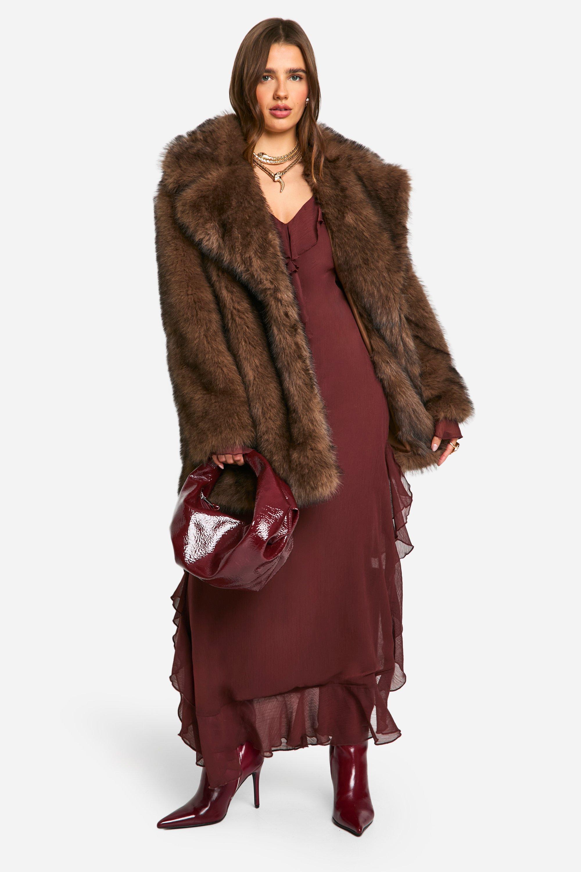 Crinkle Chiffon Ruffle Midaxi Dress | boohoo Crinkle Chiffon Ruffle Midaxi Dress | boohoo