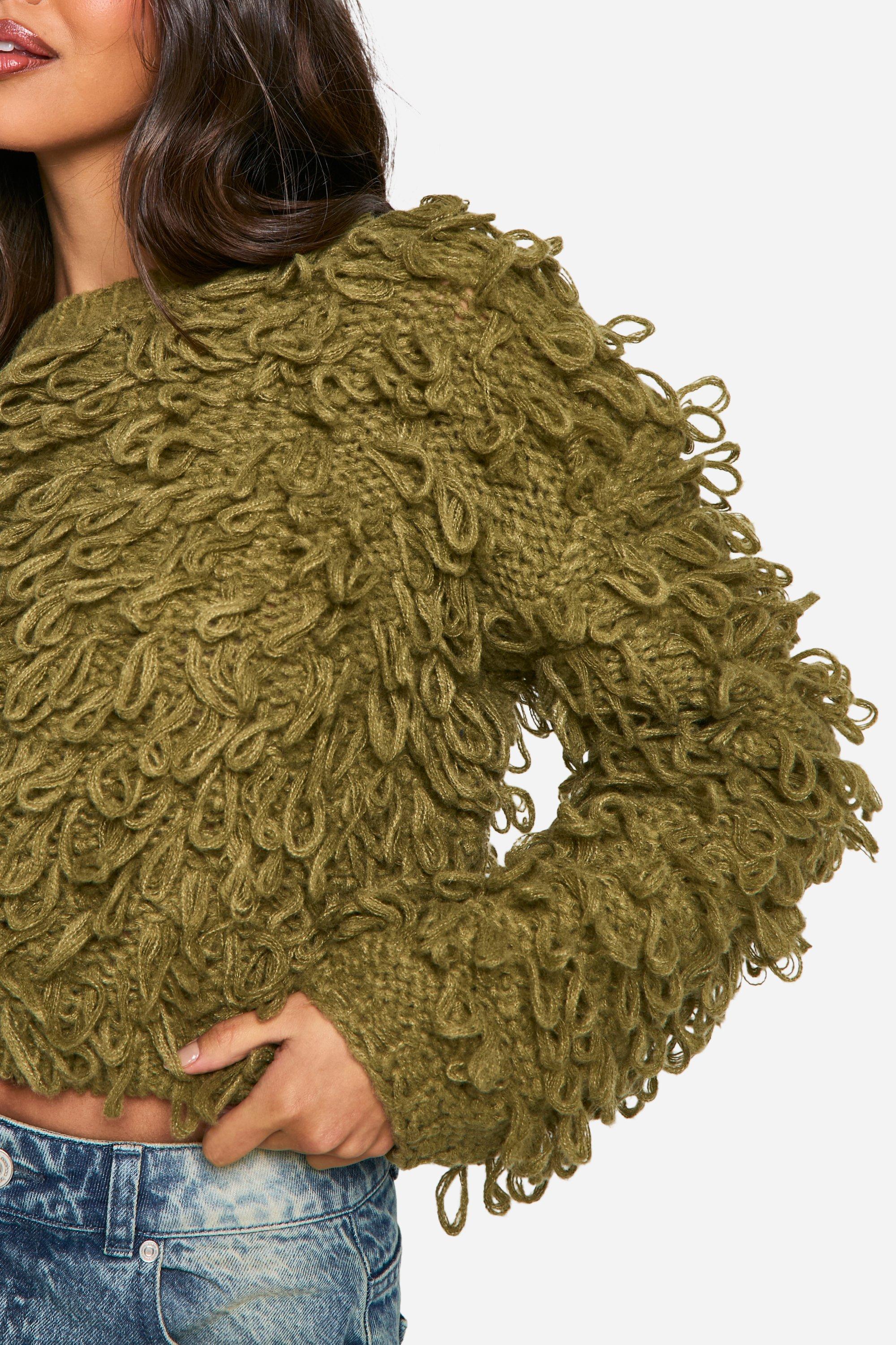 Chunky Loop Stitch Knitted Jumper | boohoo Chunky Loop Stitch Knitted Jumper | boohoo