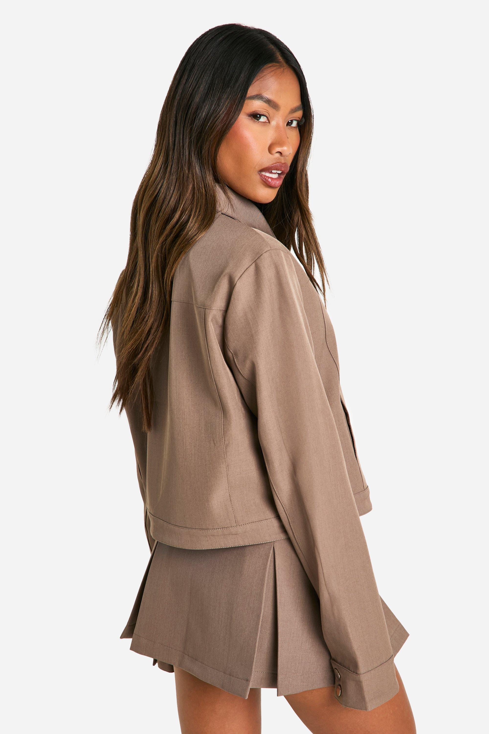 Pleated mini skirt boohoo best sale