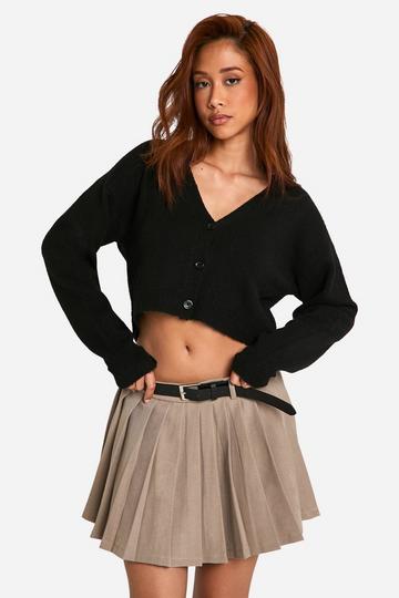 Belted Tennis Skirt stone