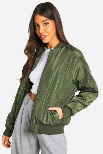 Oversized Bomberjack khaki