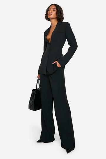 Tall Straight Leg Trousers black