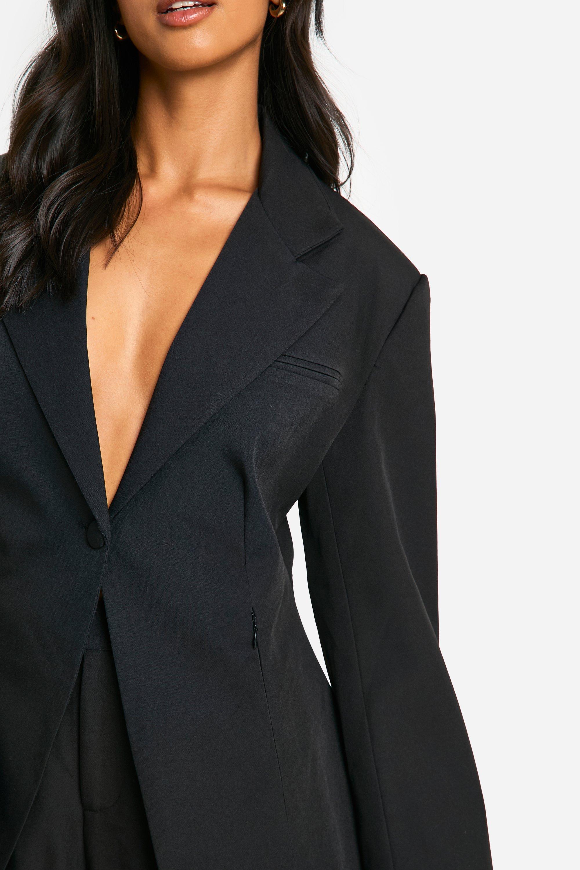 Boohoo petite blazer shop